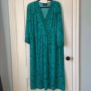 Bob Mackie Floral Long Sleeve Dress